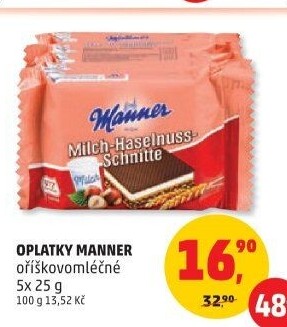 Oplatky Snack Manner