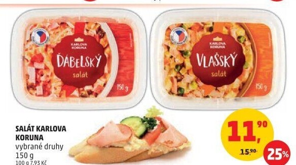 Saláty Karlova Koruna