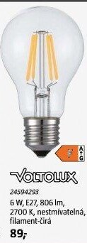 LED žárovka Filament Voltolux