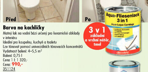 Barva na kachličky Decotric