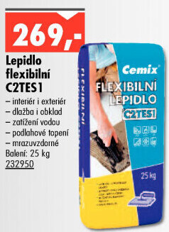 Flexibilní lepidlo C2T Cemix