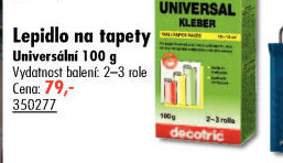 Lepidlo na tapety Decotric