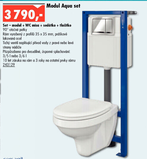 Montážní prvek Cersanit Modul Aqua