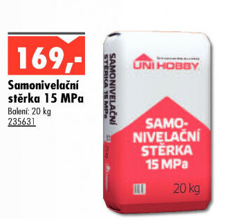 Samonivelační stěrka Uni Hobby