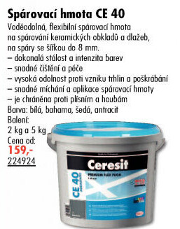 Spárovací hmota Ceresit CE 40