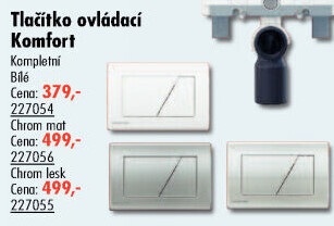 Splachovadlo WC Komfort