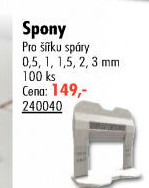 Spony System Leveling