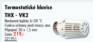 Termostatická hlavice