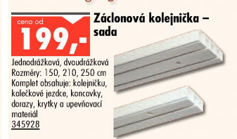 Záclonová kolejnička