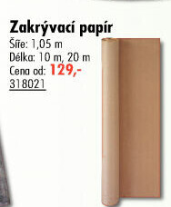 Zakrývací papír