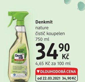 Čistič koupelen Nature Denkmit