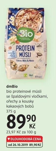 Müsli protein dm Bio