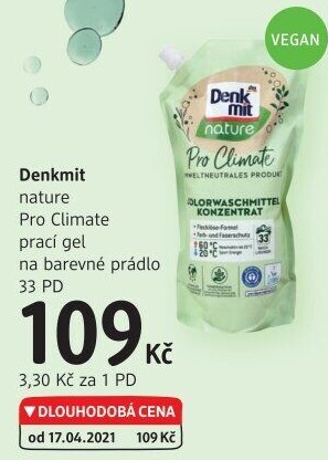 Prací gel Pro Climate Denkmit