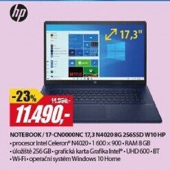 17-cn0000nc 17,3 N4020 8G 256SSD W10 HP