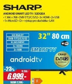32DI2EA ANDROID FRAMELESS T2/C/S2 SHARP