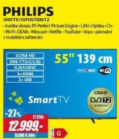 55PUS7506/12LED ULTRA HD TVPHILIPS