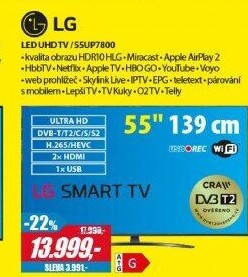 55UP7800LED ULTRA HD TVLG