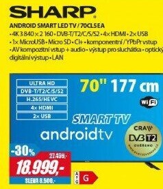 70CL5EA ANDROID SMART UHD LED TVSHARP