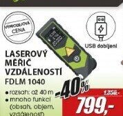 FDLM 1040 Laserový měřič vzdál FIELDMANN