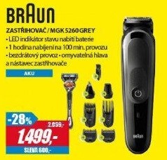 MGK 5260 GREY ZASTŘIHOVAČBRAUN