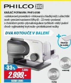 PHFS 6100 KRÁJEČ POTRAVINPHILCO