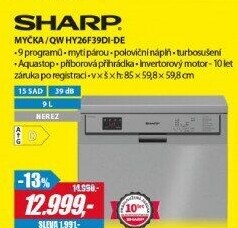 QW HY26F39DI-DE MYČKA 60 CMSHARP