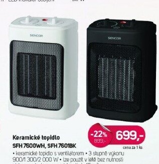 SFH 7600WH Keramické topidlo SENCOR
