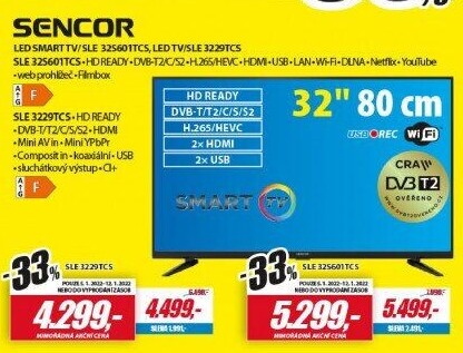SLE 3229TCSH.265 (HEVC)SENCOR