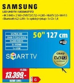UE50AU7172 LED ULTRA HD LCD TV SAMSUNG
