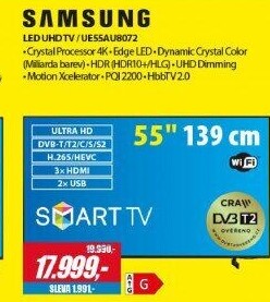 UE55AU8072 LED ULTRA HD LCD TV SAMSUNG