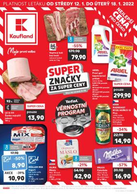 akční leták Kaufland 12.1.2022-18.1.2022