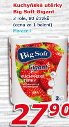 Kuchyňské utěrky 2vrstvé Gigant Big Soft
