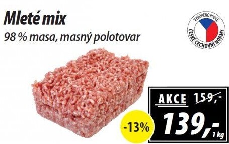 Mleté maso mix