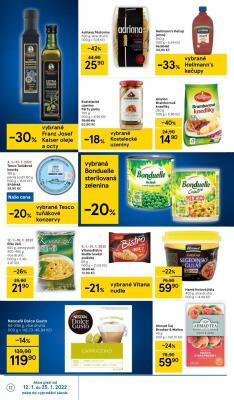 akční leták Tesco 12.1.2022-18.1.2022