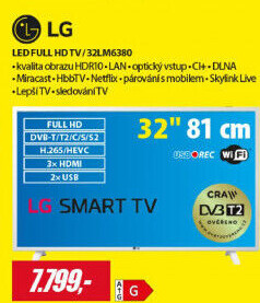 32LM6380PLCLED FULL HD TVLG
