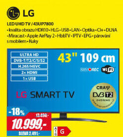 43UP7800LED ULTRA HD TVLG