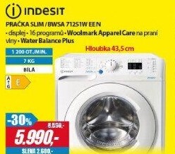 BWSA 71251W EE N PRAČKA SLIM INDESIT