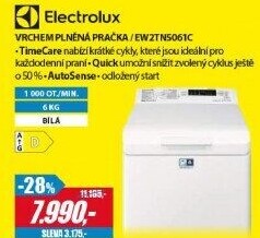 EW2TN5061C PRAČKA VRCH. PL.ELECTROLUX