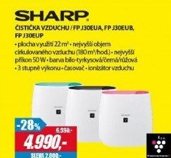 FP J30EUA ČISTIČKA VZDUCHUSHARP