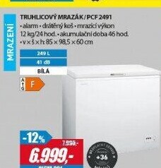 PCF 2491 pultový mrazák PHILCO