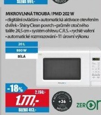 PMD 202 W MIKROVLNNÁ TROUBAPHILCO