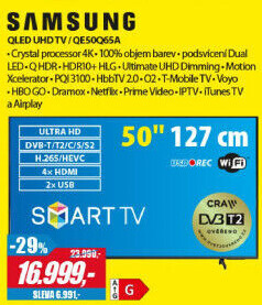 QE50Q65A QLED ULTRA HD LCD TVSAMSUNG