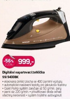 SSI 9400BK Napařovací žehličkaSENCOR