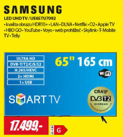 UE65TU7092 LED ULTRA HD LCD TV SAMSUNG