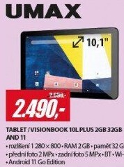 VisionBook 10L Plus 2GB 32GB And 11 UMAX