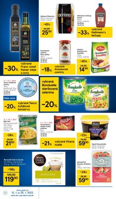 akční leták Tesco 12.1.2022-18.1.2022