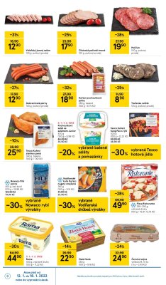 akční leták Tesco 12.1.2022-18.1.2022