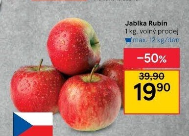 Jablka Rubín