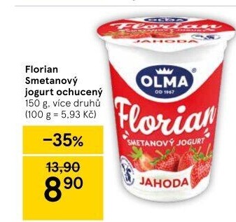Jogurt smetanový Florian Olma