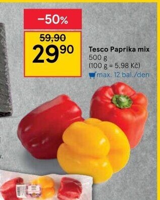 Paprika mix Tesco